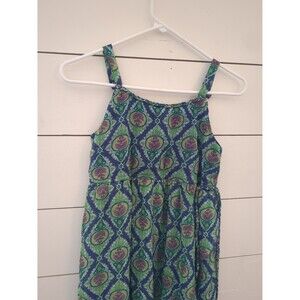 Disney signed girls medium lined sundress belt summer boho
